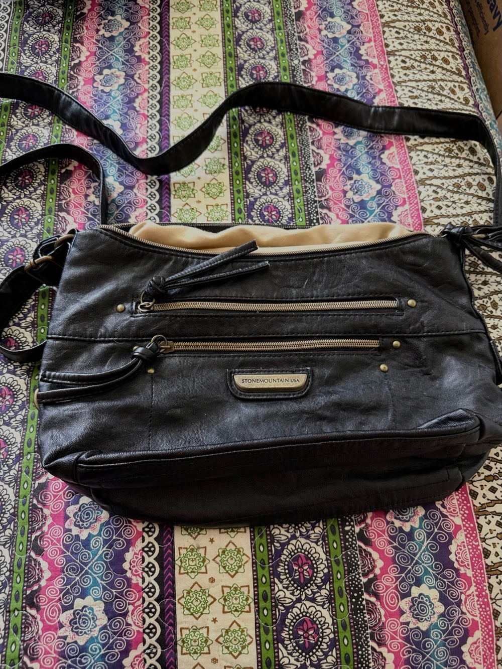 STONE MOUNTAIN Black Crossbody bag